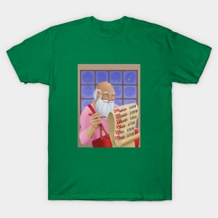 Santa's List (Everyone gets a bike) T-Shirt